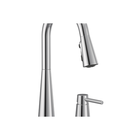 Moen Sleek Chrome one-handle pulldown kitchen faucet 7871